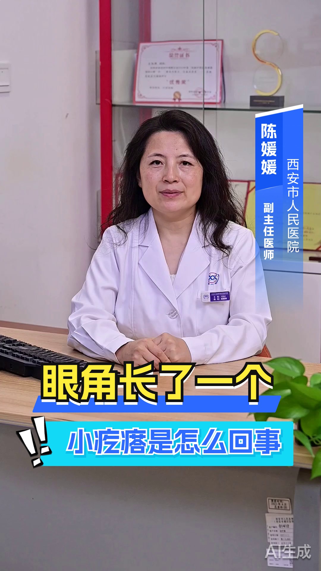 眼角长了一个小疙瘩是怎么回事