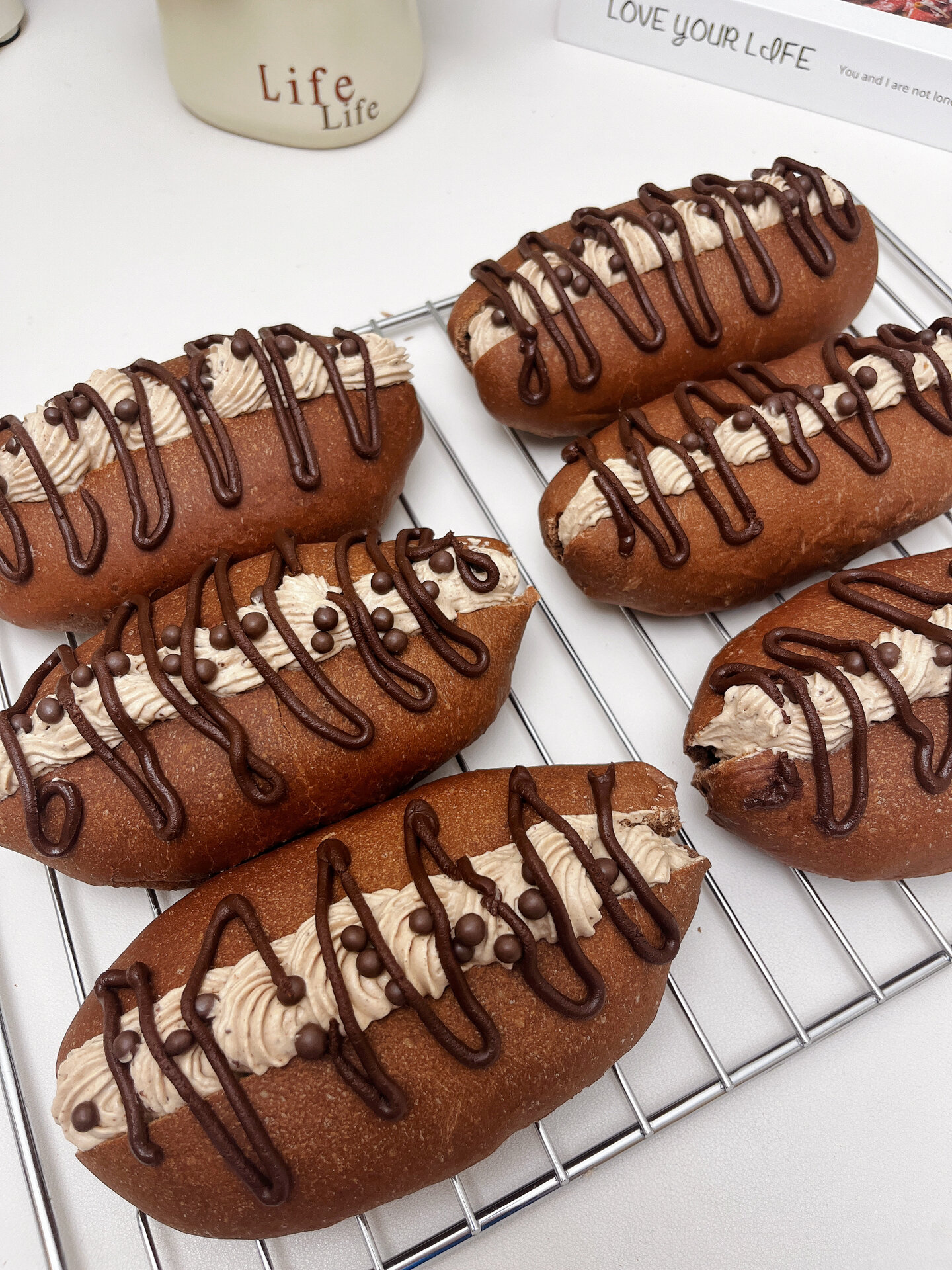 一次成功做法简单巧克力奶油面包