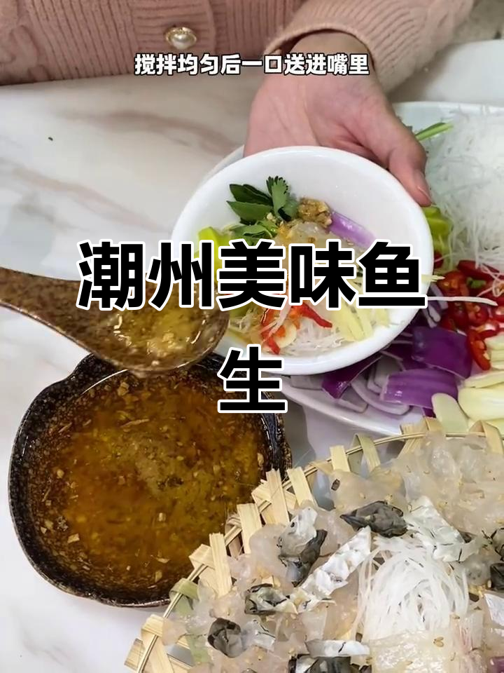 潮州鱼生与海鲜砂锅的完美搭配,口感无敌!