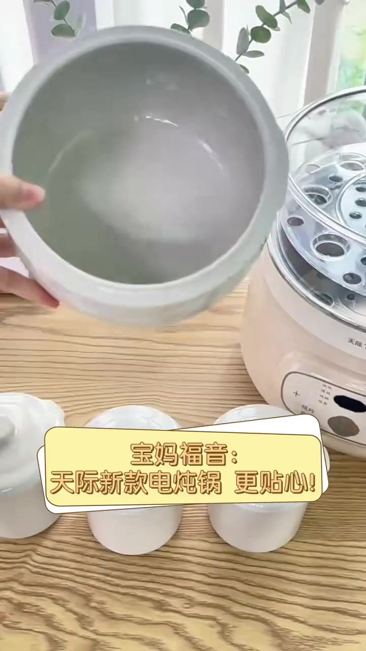 宝妈福音:天际新款电炖锅,更贴心!