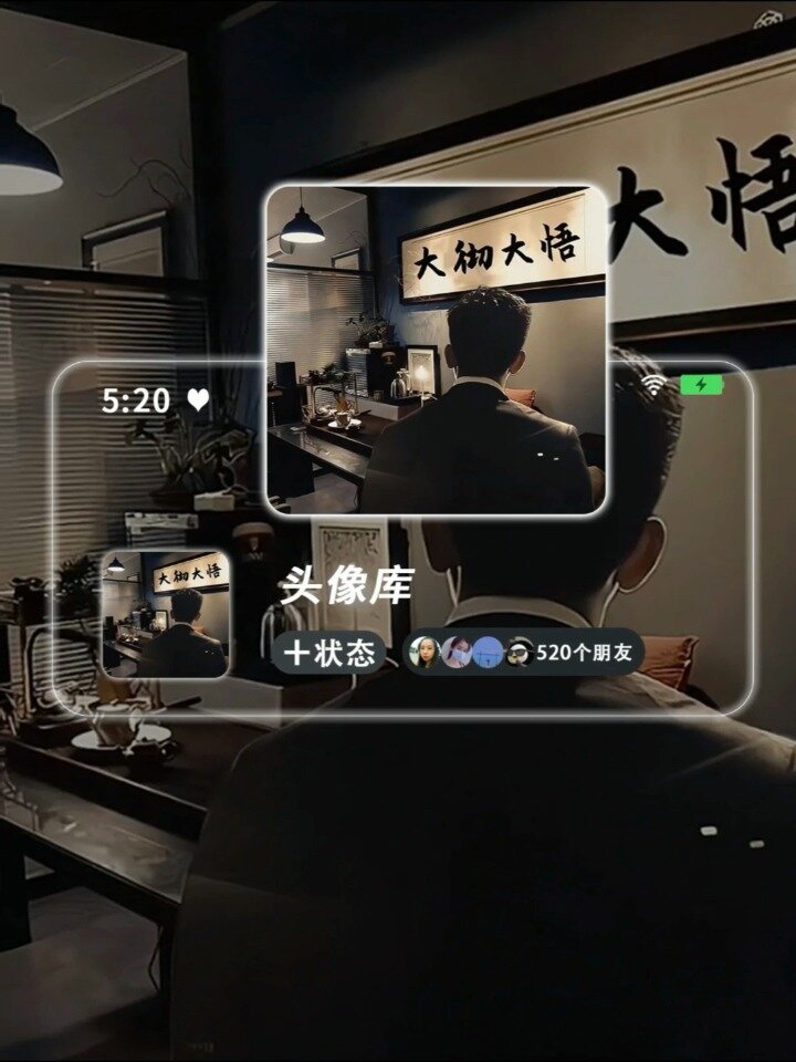 清醒脱俗的帅气男生头像