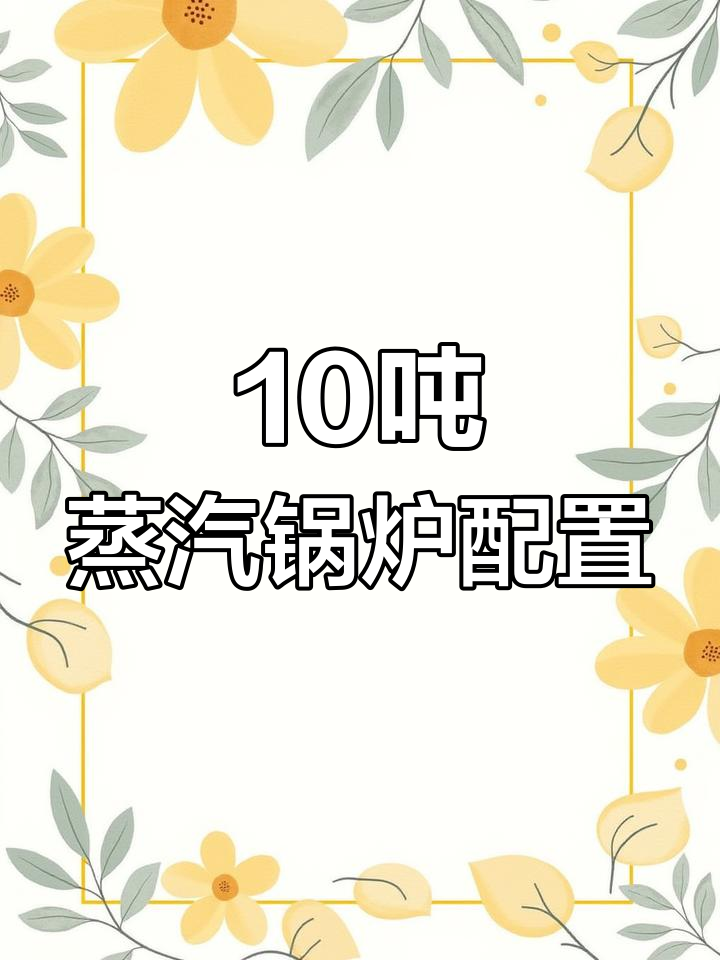 10吨蒸汽锅炉全套设备配置与性能详解