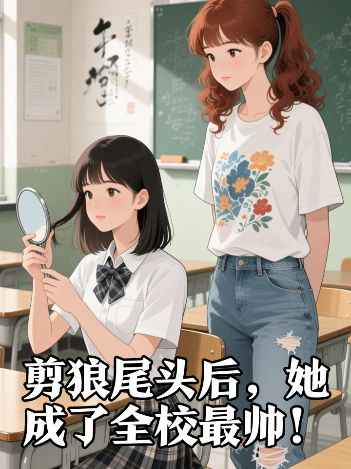 普通女生剪狼尾鲻鱼头，逆袭成全校焦点！