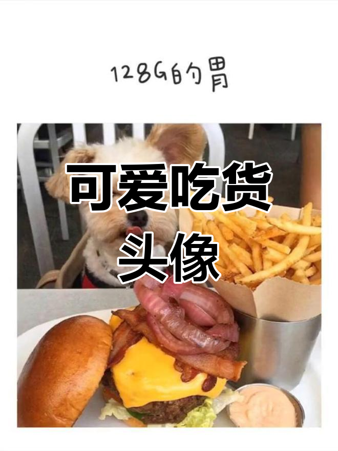 超萌吃货头像,情侣必备!