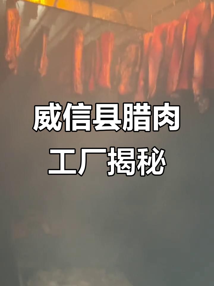 探访威信县腊肉加工厂,传统工艺与现代技术的完美结合
