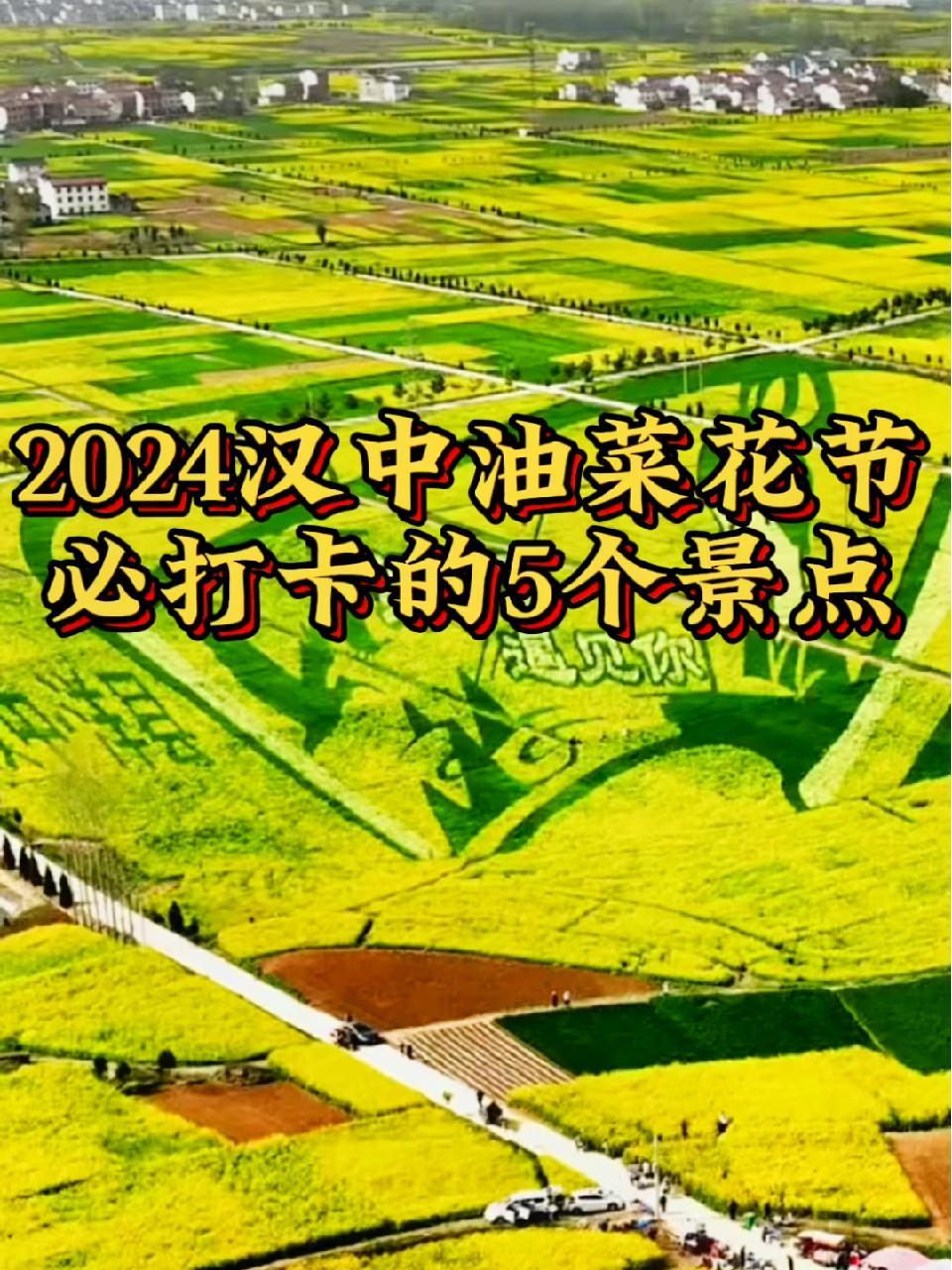 2024汉中油菜花节必打卡的5个景点,你都去过了吗?油菜花 汉中 又到了拍油菜花的季节 旅