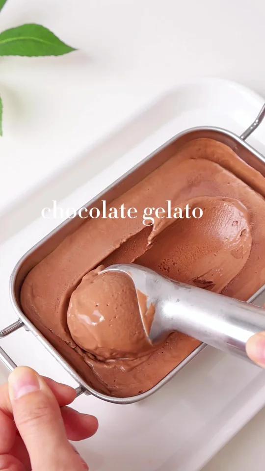 吃一万次都不够榛子黑巧gelato好city呀!
