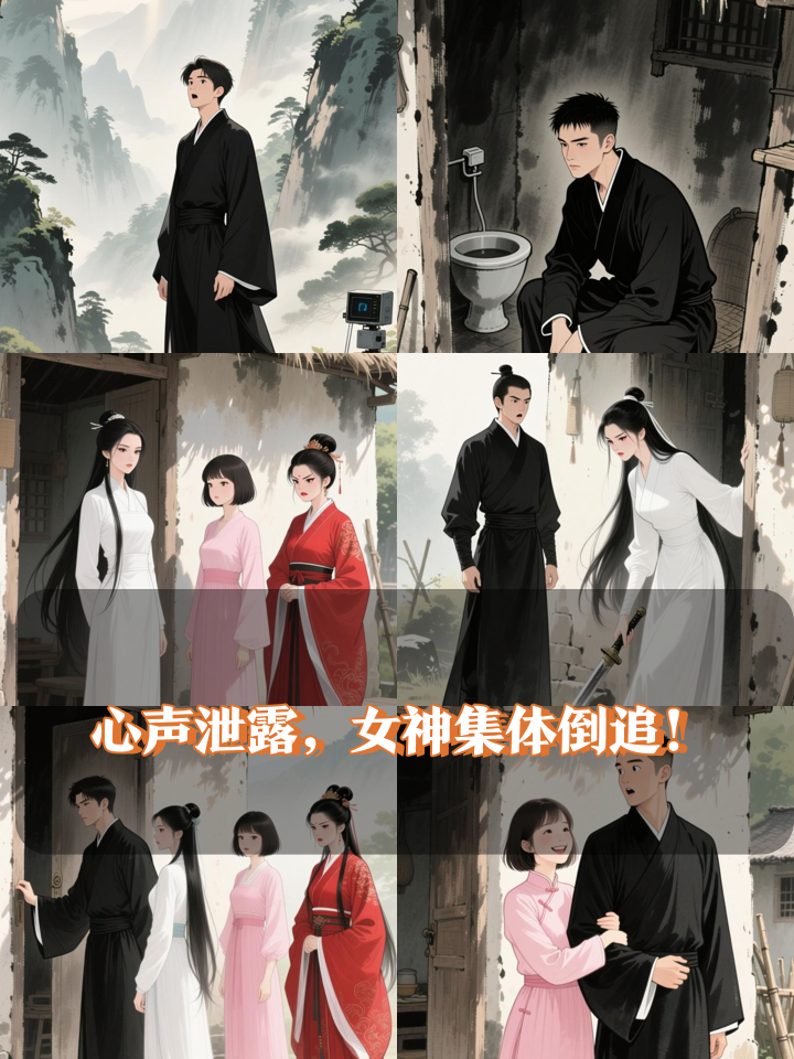 反派心声被偷听，三位女神竟同时爱上我？