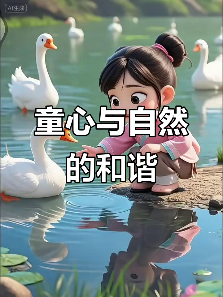 《咏鹅》描绘白鹅戏水,童趣与自然完美融合