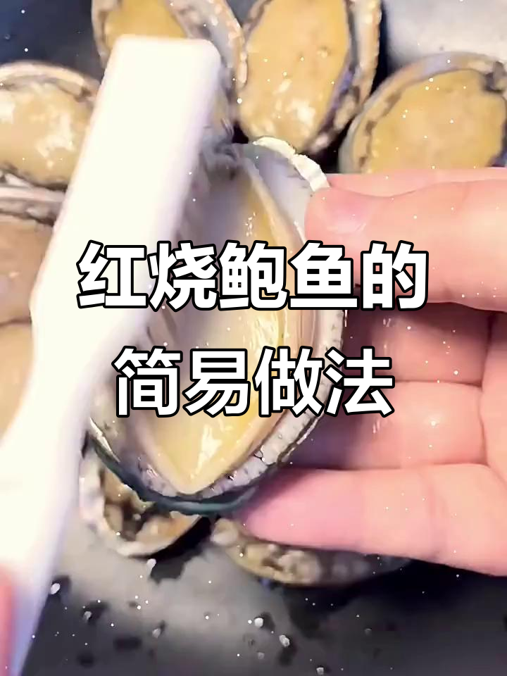 简单步骤教你做红烧鲍鱼,鲜香十足