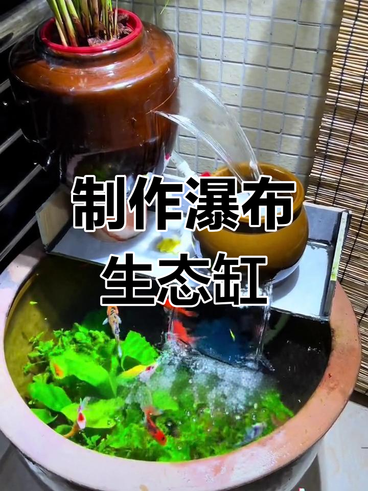 用水泵打造瀑布流水鱼缸,轻松实现水循环