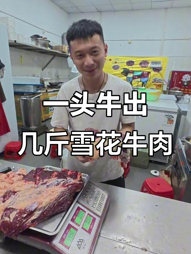 雪花牛肉的秘密:27斤肉里只有8斤是精华