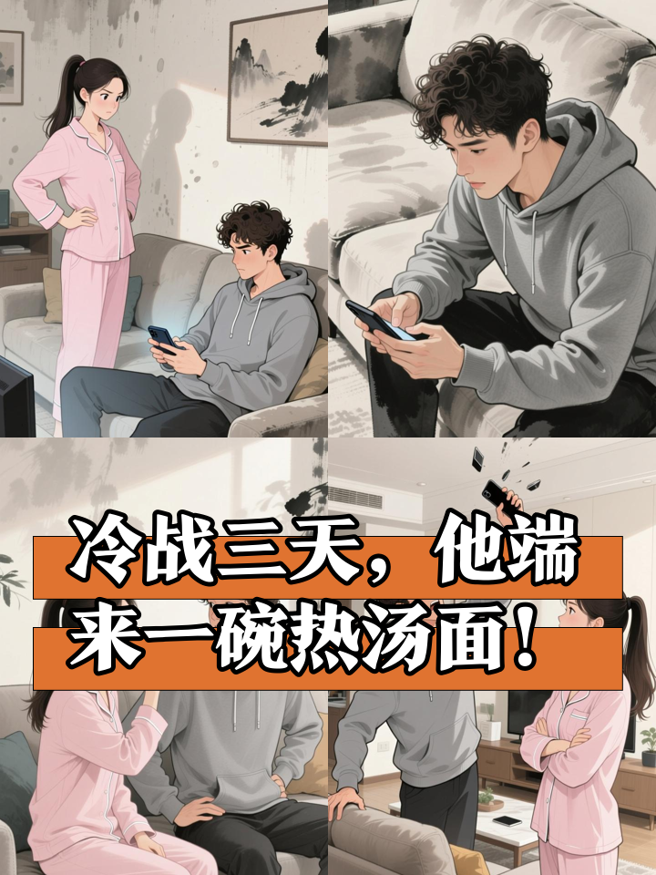 夫妻冷战三天，一碗热汤面让所有委屈都化了！