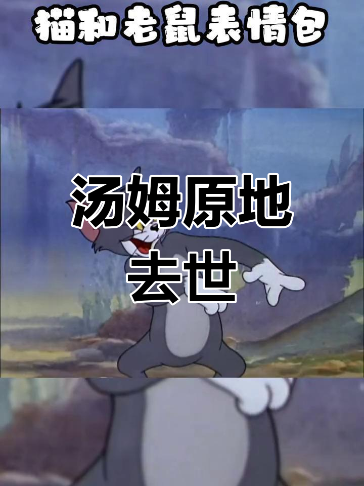 汤姆猫意外去世,表情包大热