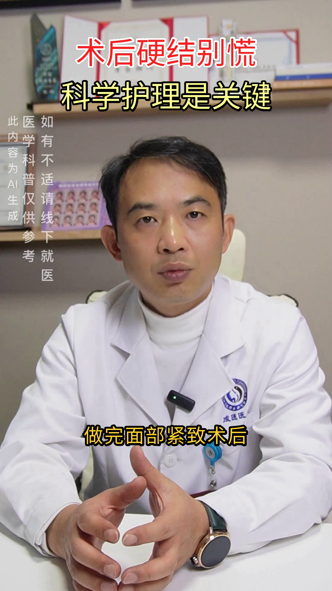 面部紧致术后硬结怎么办？
