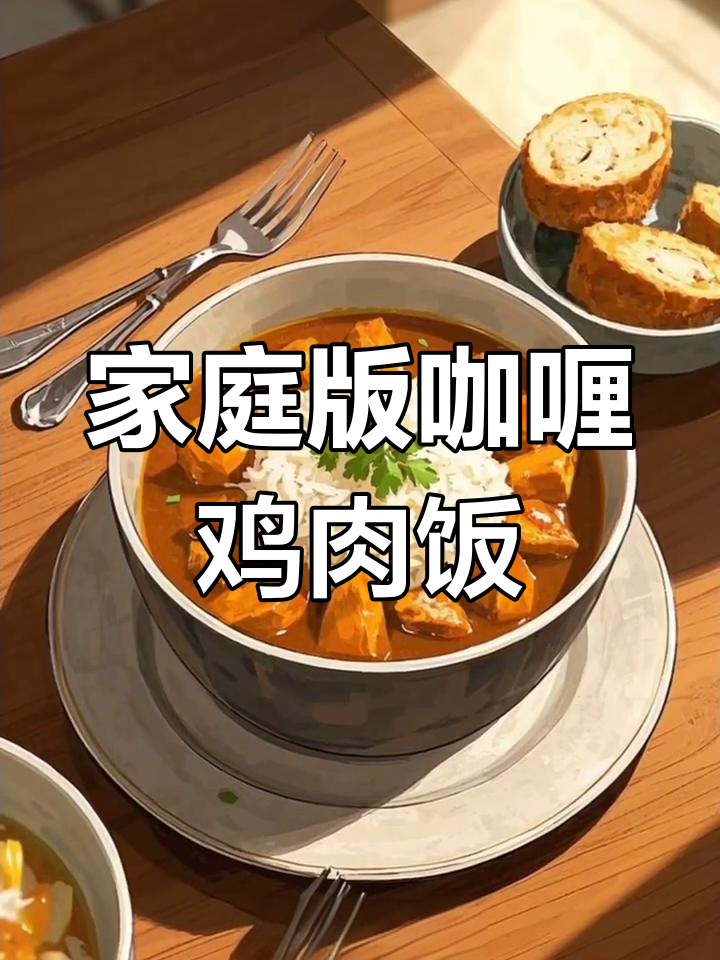 在家轻松做咖喱鸡肉饭,味道超赞!