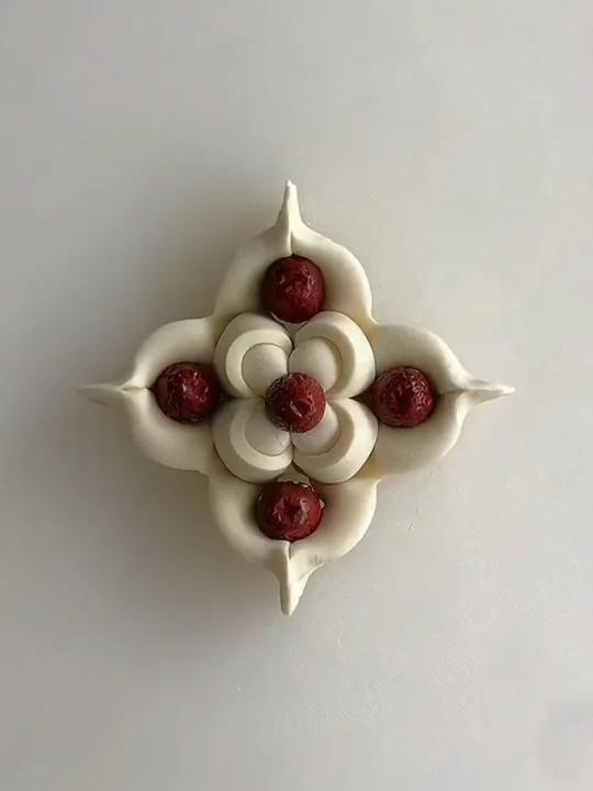 过年馒头这样做,简单又好看