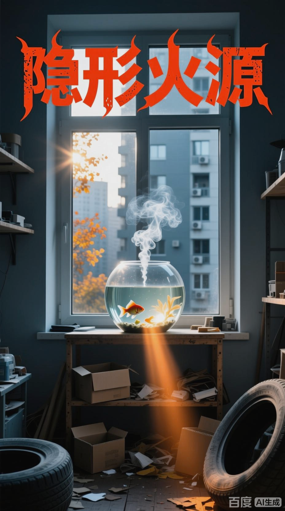 圆形鱼缸引发火灾的警示