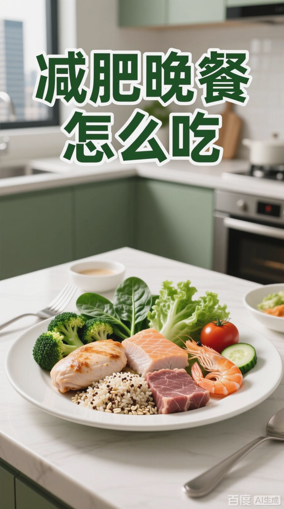 减肥晚餐:高蛋白、多蔬菜、优碳水