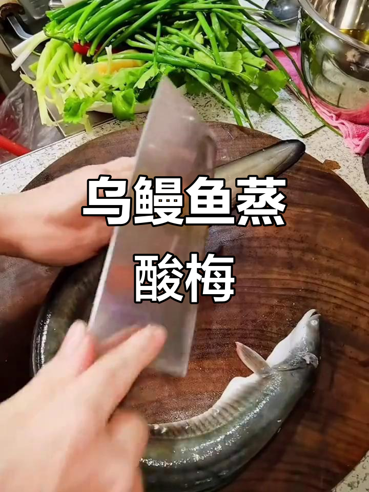 潮汕乌鳗鱼蒸酸梅,地道美味不容错过