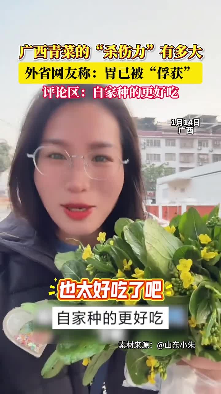 广西青菜的“杀伤力”有多大？外省网友称：胃已被“俘获”
