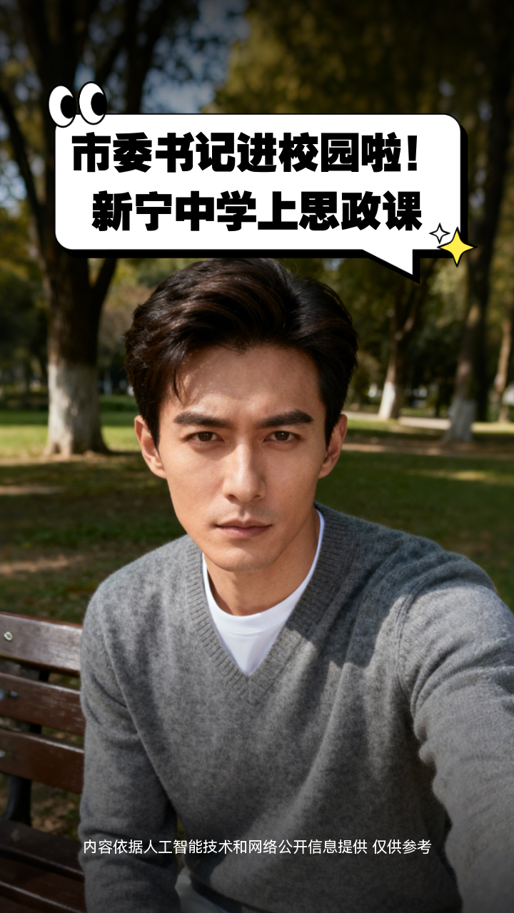 市委书记进校园啦!新宁中学上思政课