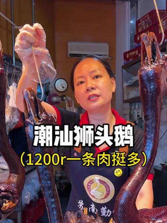 潮汕1200一条的老鹅头，果然贵有贵的道理……