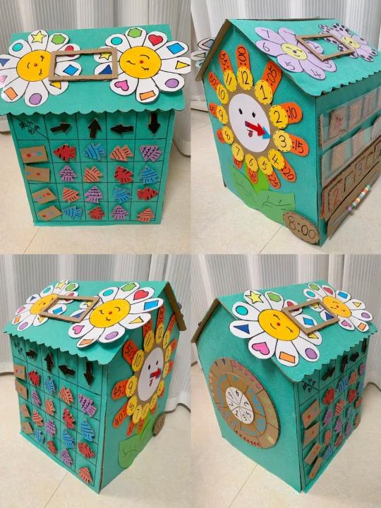 自制幼儿园玩教具|益智忙碌屋～
