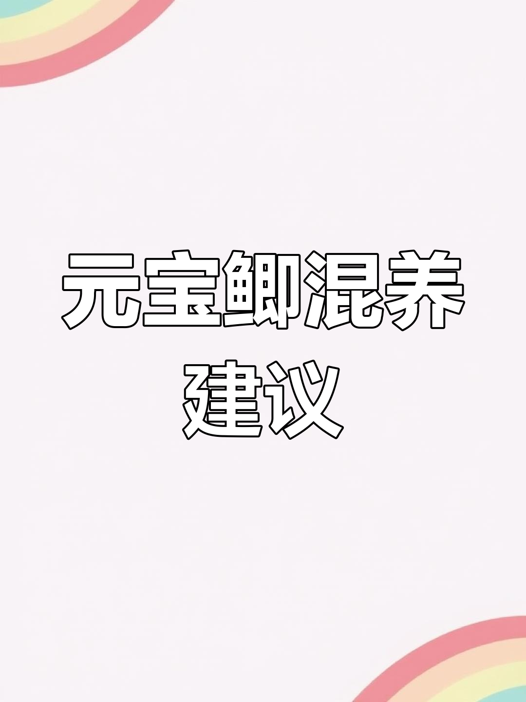 0号元宝鲫混养搭配,有什么新奇玩法?