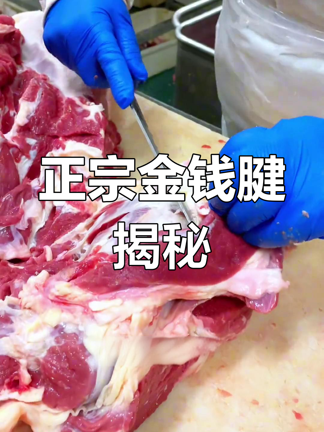 牛前腿金钱腱,肉质鲜嫩无压力