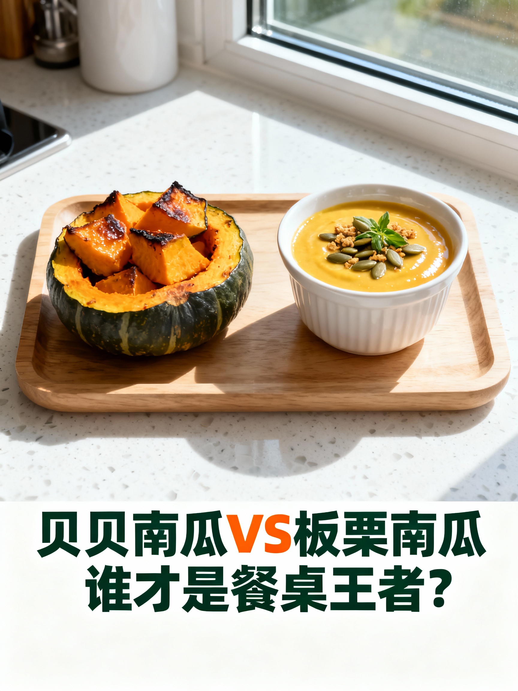 贝贝南瓜和板栗南瓜,谁才是餐桌王者?