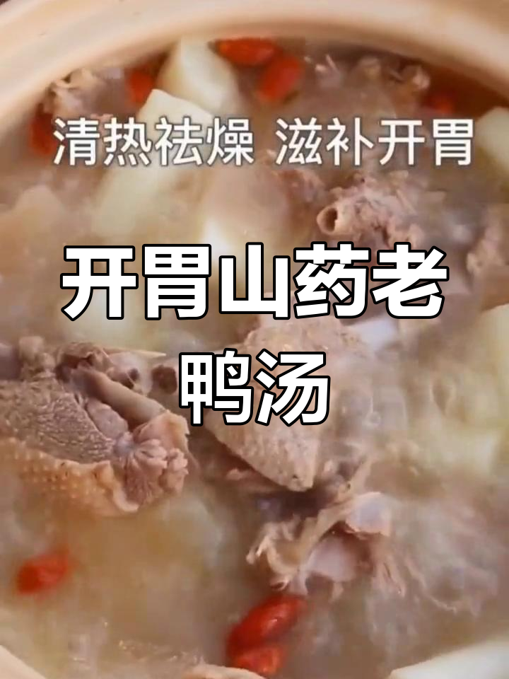 山药老鸭汤,酸萝卜开胃又滋补