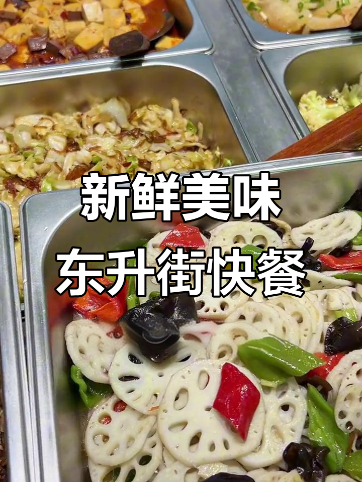 东升街新中式快餐,30多种菜品任你选!
