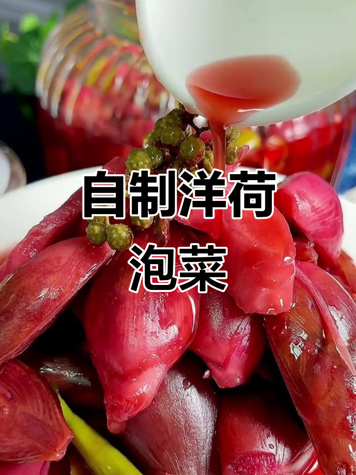 贵州特产洋荷泡菜,青椒口味超下饭