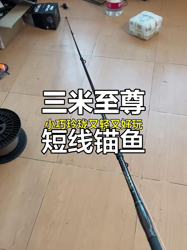 短线锚鱼神器,三米至尊杆搭配零点九线,精准抛竿轻松搞定