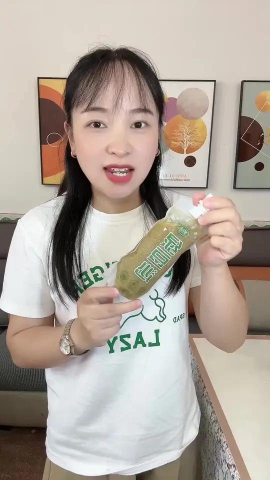 这么热的天来上一袋冰绿豆沙真的是太爽了