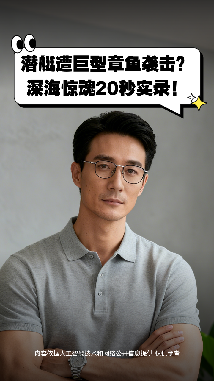 潜艇遭巨型章鱼袭击？深海惊魂20秒实录！