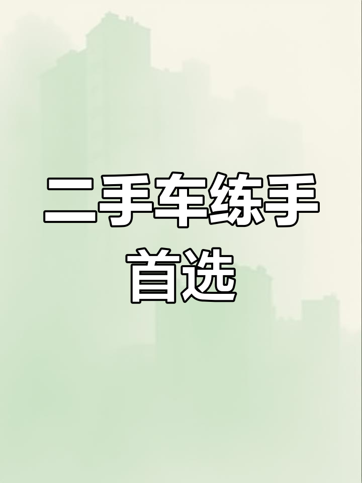 茂名本地二手车,练手代步车推荐,真车实价无套路