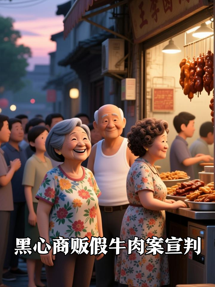 卤菜店卖假牛肉 1429 斤，店主咋判刑？