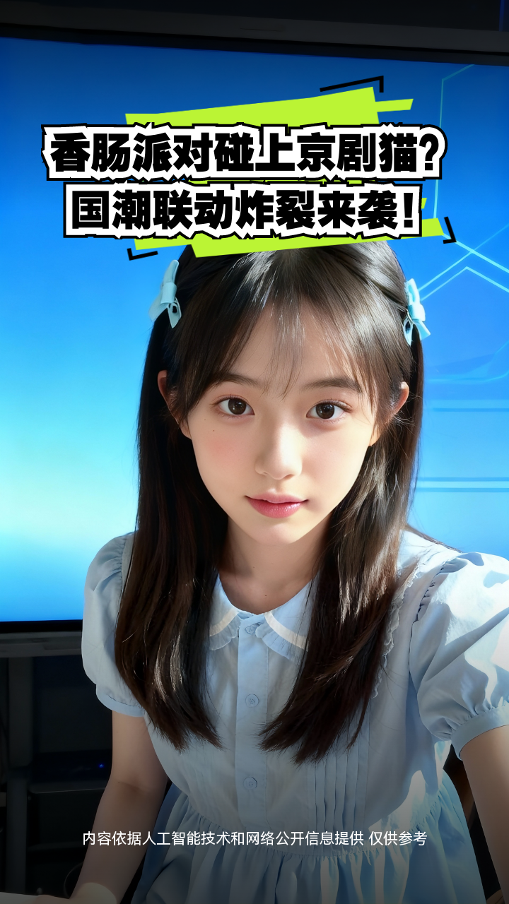 香肠派对碰上京剧猫？国潮联动炸裂来袭！