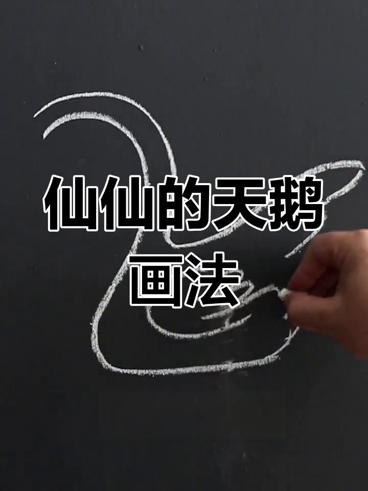 手残党必看!简单天鹅简笔画,轻松搞定