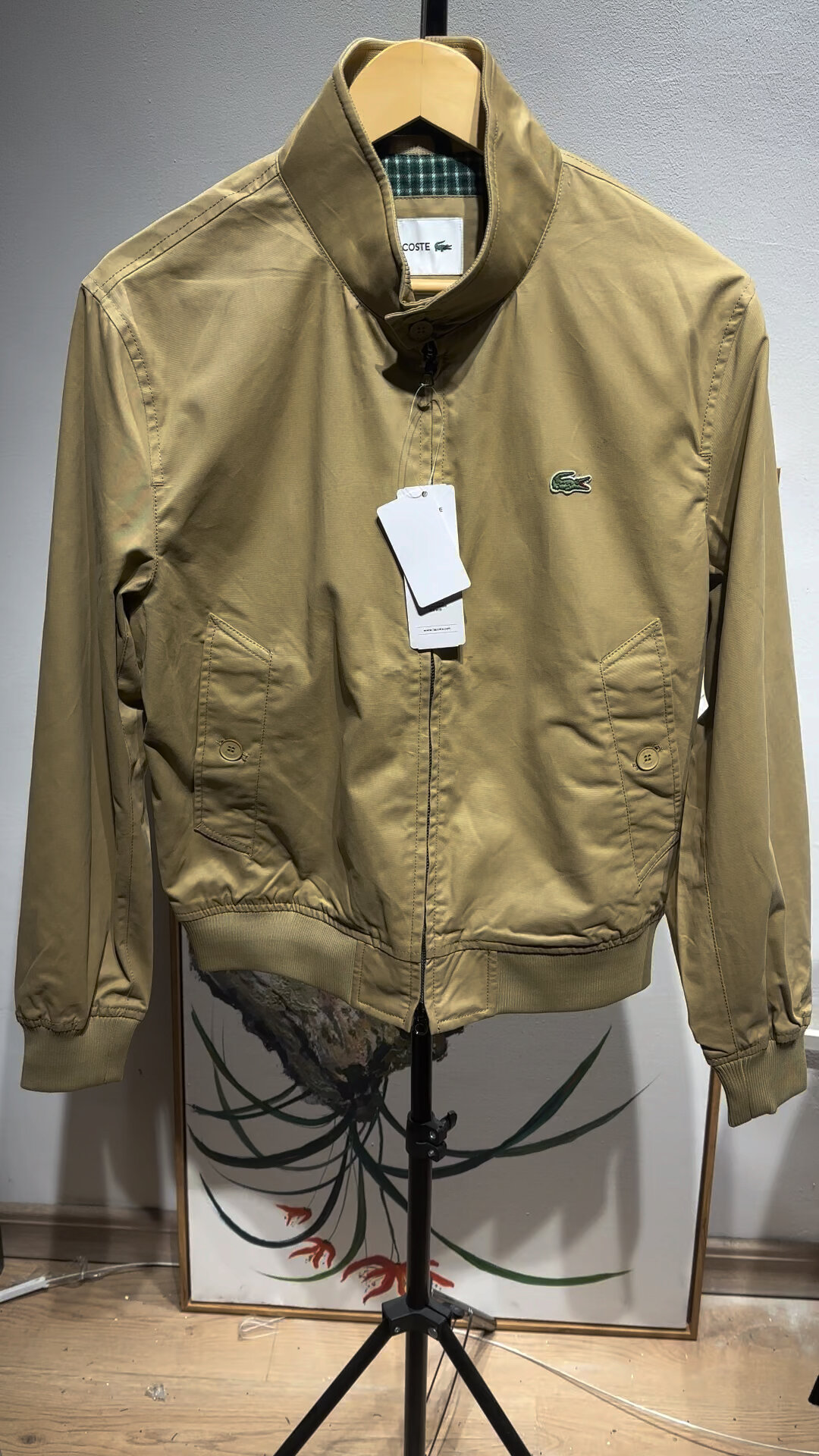 法国鳄鱼美式哈灵顿短款夹克衫火爆来袭