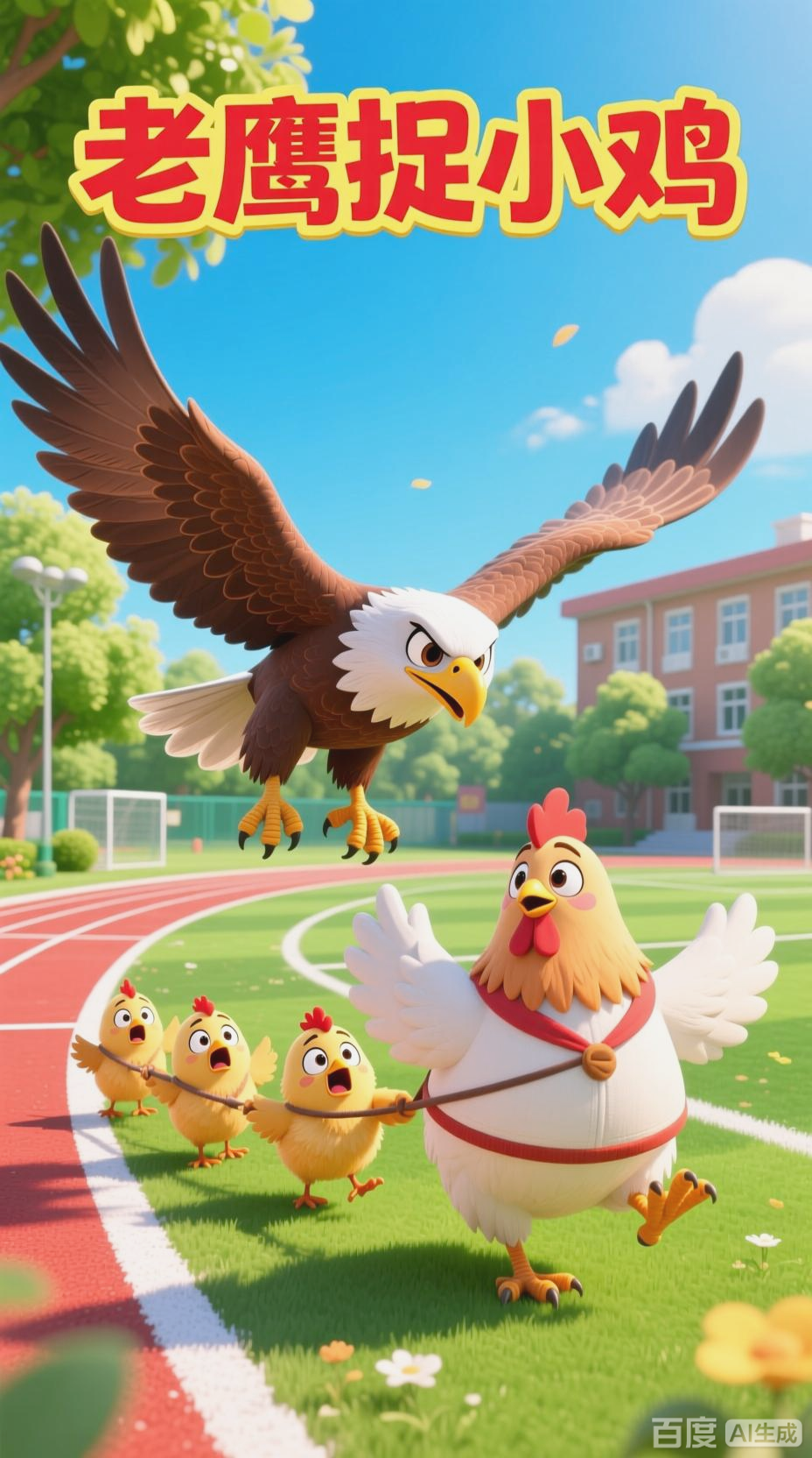 童年游戏：老鹰捉小鸡