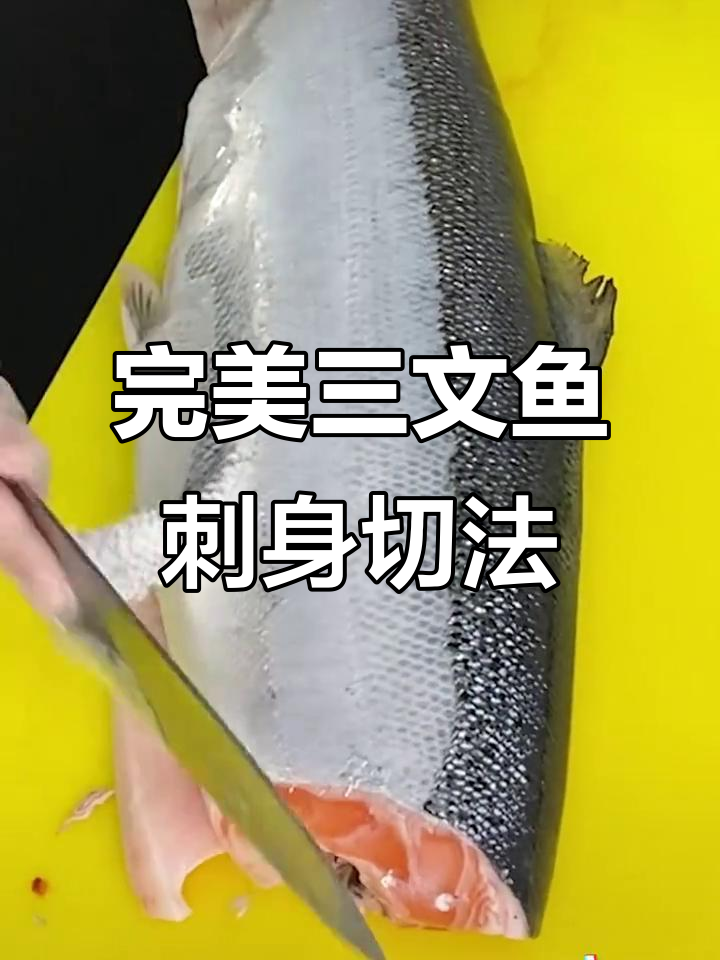 三文鱼刺身切法大揭秘,轻松掌握整条鱼的切割技巧