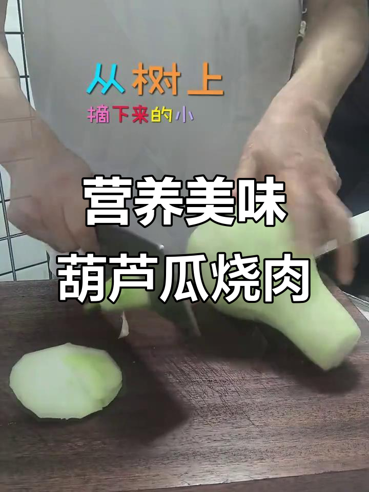 嫩葫芦瓜烧肉，家常下饭新做法
