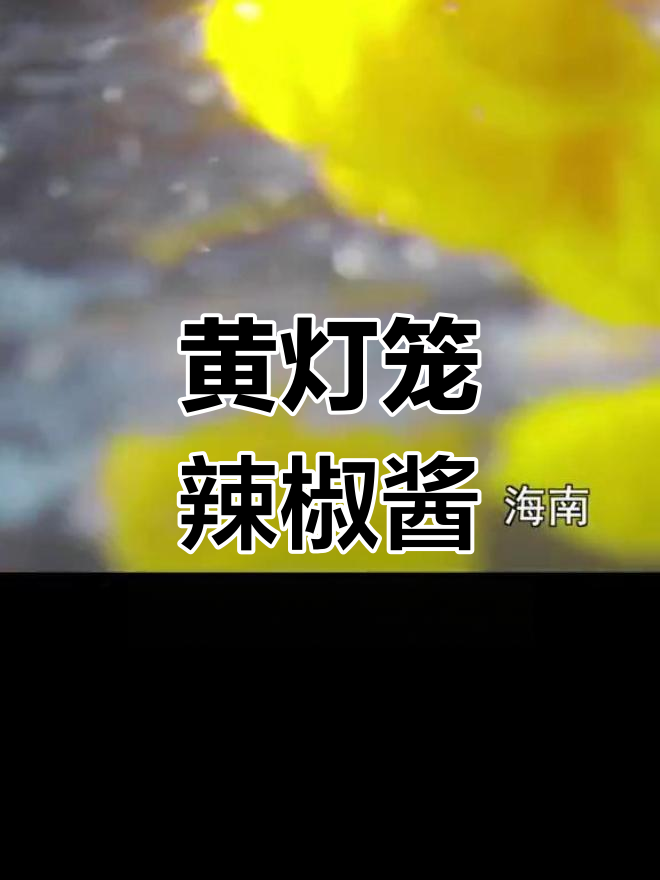 海南黄灯笼辣椒酱:海鲜的最佳搭档