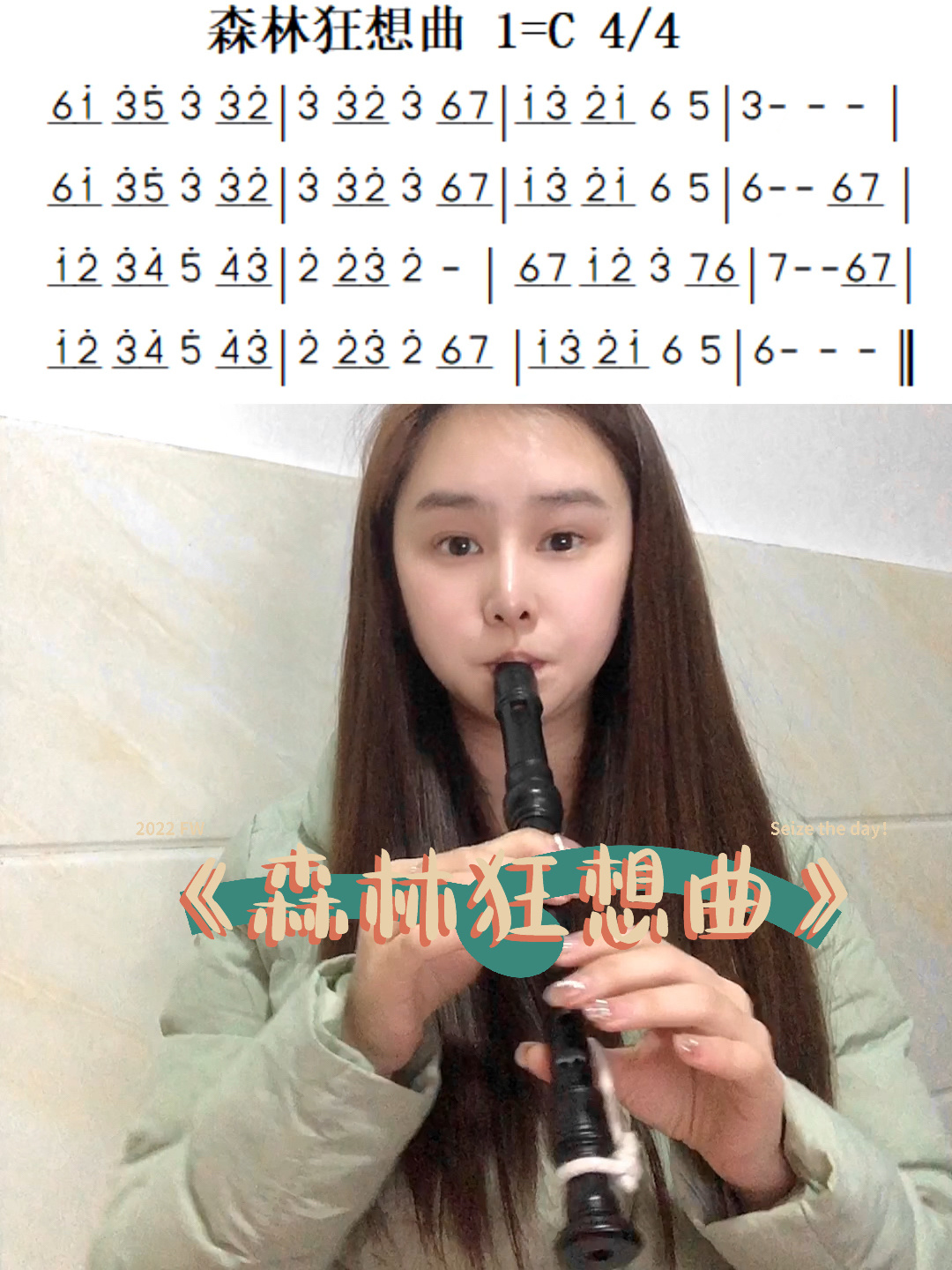 竖笛版《森林狂想曲》