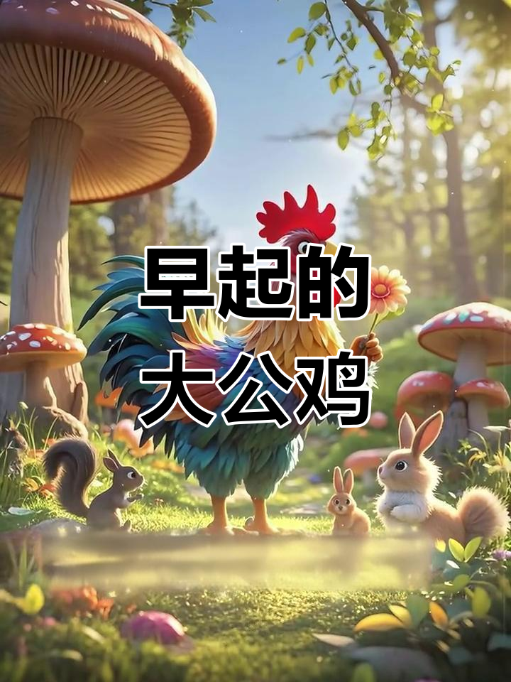 大公鸡的美丽早晨,啼鸣唤醒新的一天