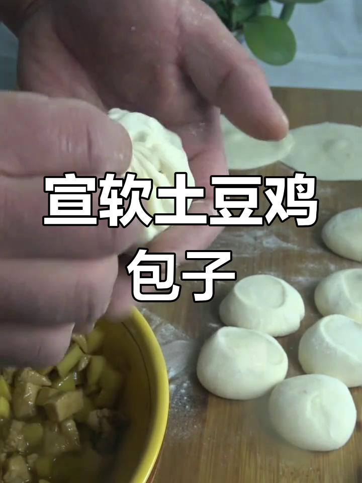 土豆鸡肉包子,蓬松美味做法