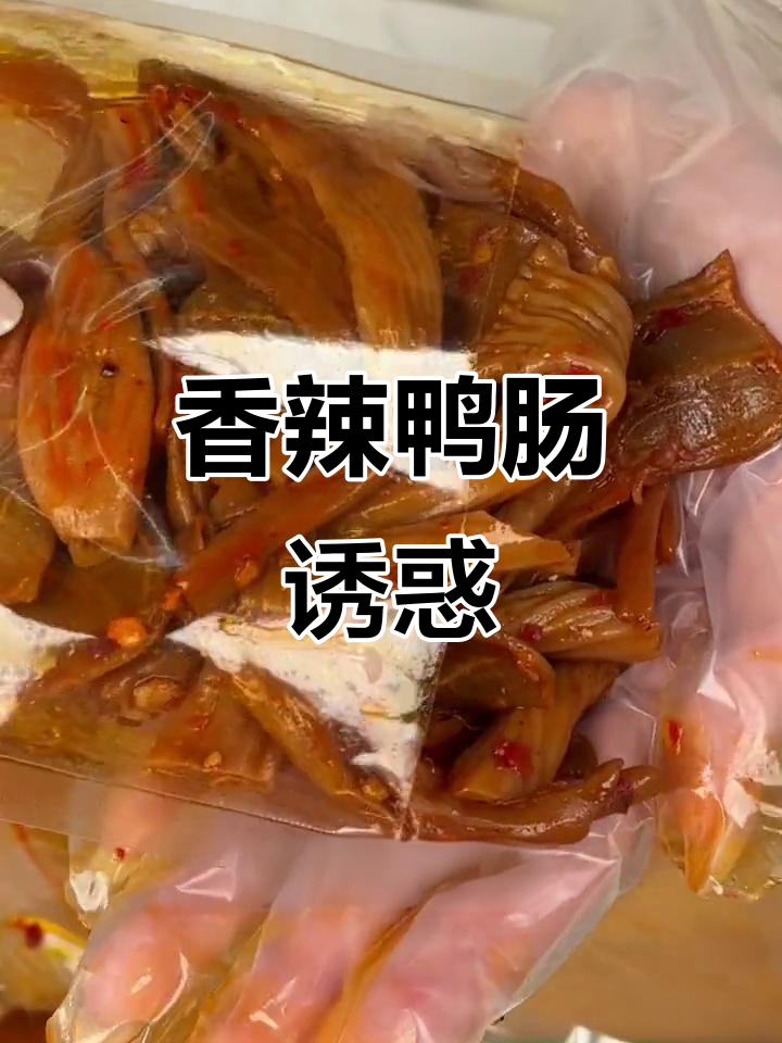 香辣鸭肠,Q弹十足,追剧必备,吃上一口停不下来!